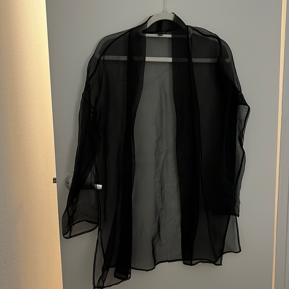 Sheer Eileen Fisher Black shall